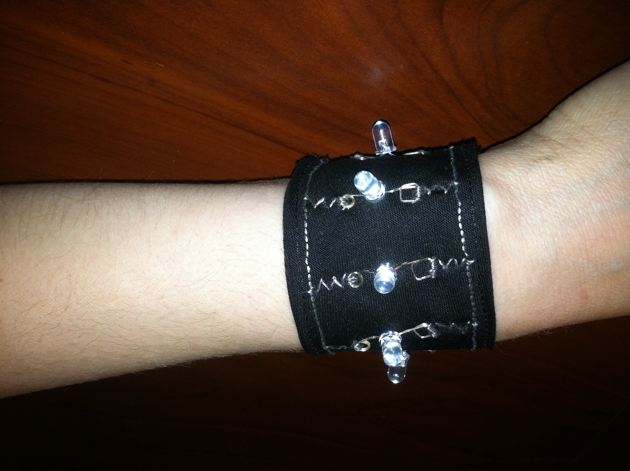 LED bracelet turned off